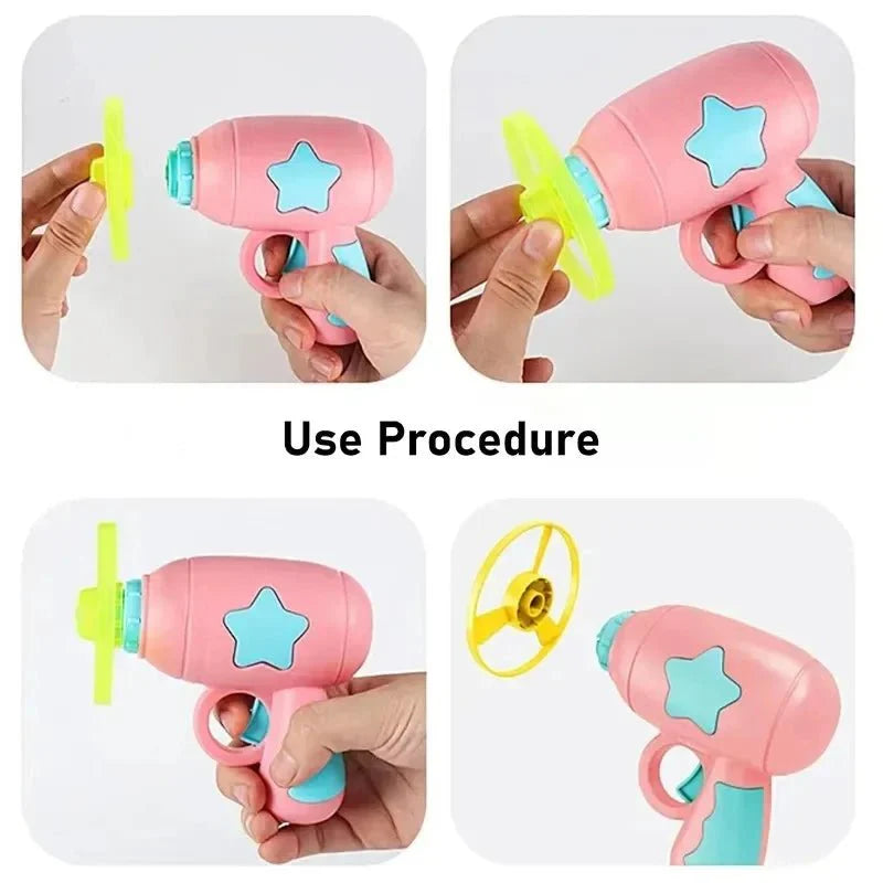 Funny Cat Toy Interactive Flying Disc Launcher