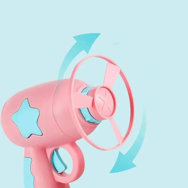 Funny Cat Toy Interactive Flying Disc Launcher