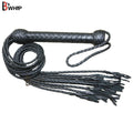 Real Bull Hide Leather Flogger 9 Braided Falls Cat-o-Nine Tails | Handcrafted Heavy Duty BDSM Whip