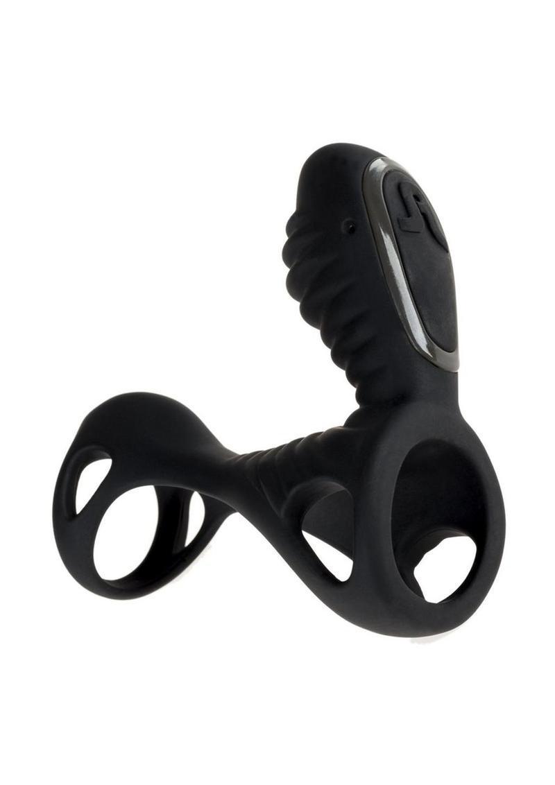 Gladiator F Rechargeable Silicone Cock Ring For Couples