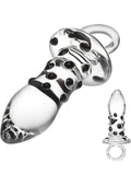 Gläs 5 Inch Pacifier Hand Blown Glass Butt Plug