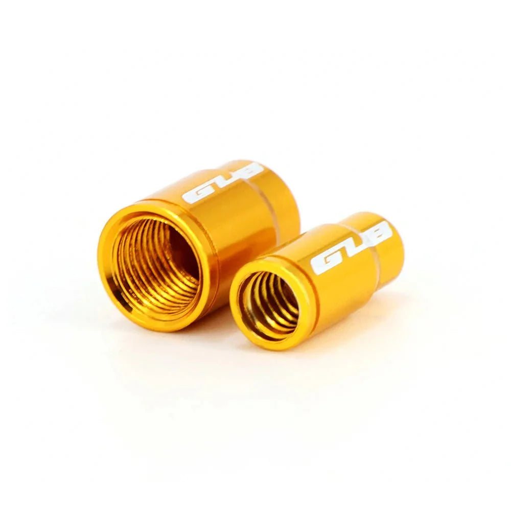 GUB Aluminum Alloy Bicycle Valve Caps | Presta & Schrader Valve Protectors