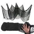Halloween Black Gauze Cloth – 77.95 x 29.92 in Hanging Decoration