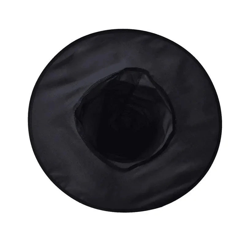 Halloween Wizard Hat – Black Oxford Cloth Magician Witch Hat