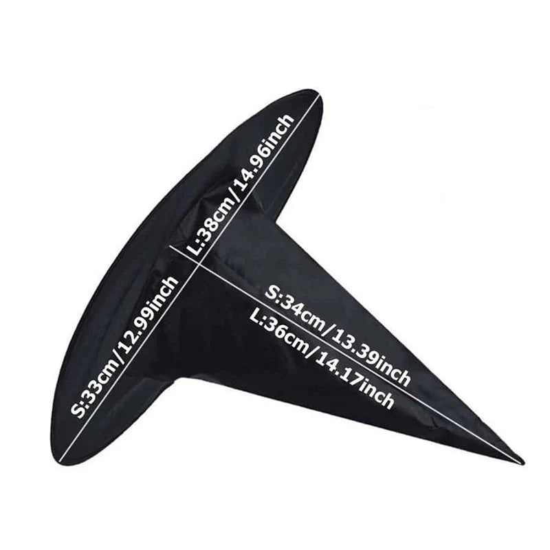 Halloween Wizard Hat – Black Oxford Cloth Magician Witch Hat