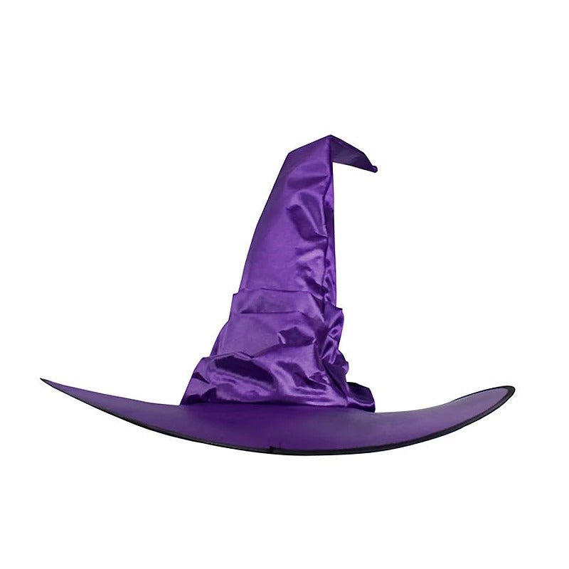 Halloween Wizard Hat – Black Oxford Cloth Magician Witch Hat