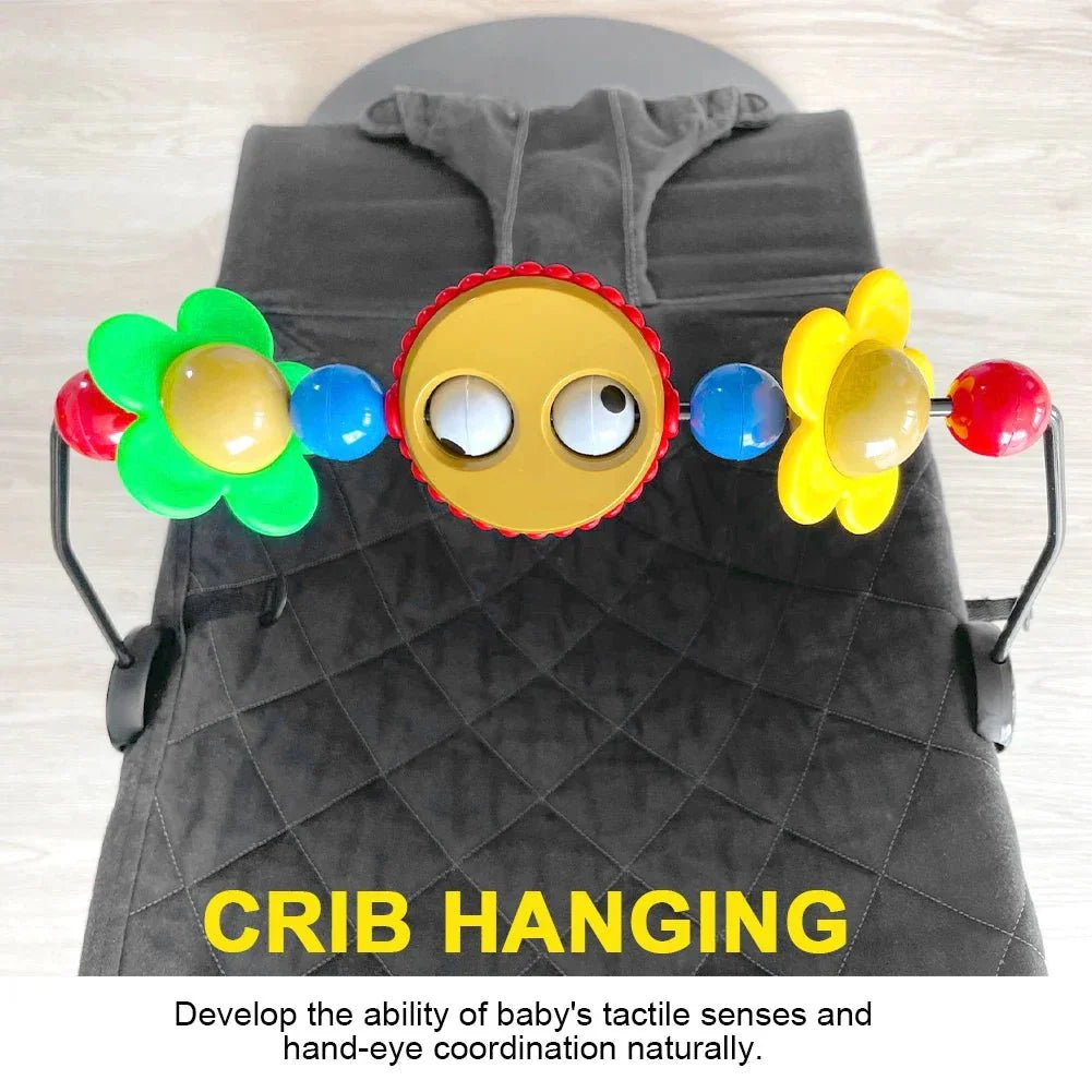 Hanging Spiral Crib Toy – Baby Rocking Chair and Stroller Play Arch Rattle