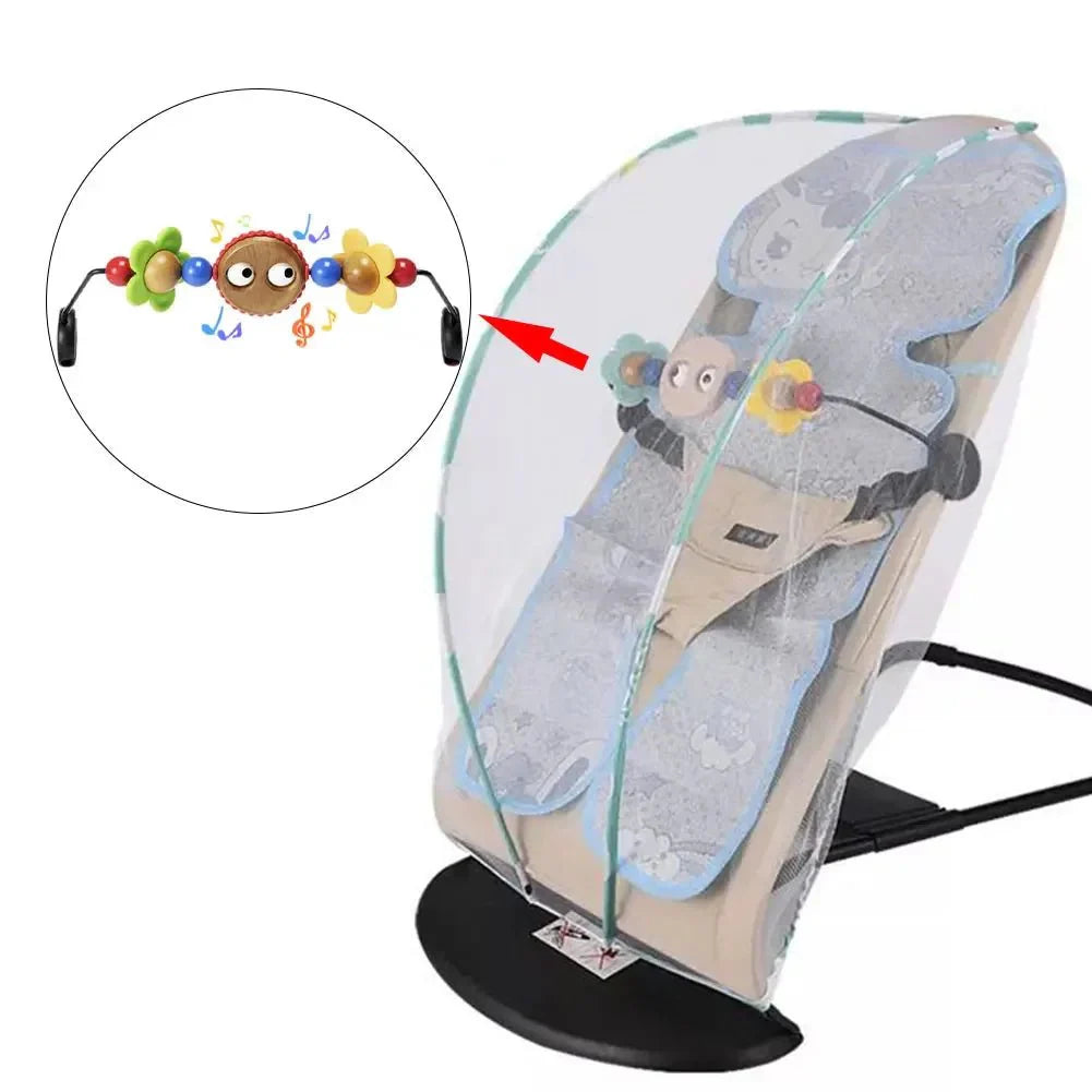 Hanging Spiral Crib Toy – Baby Rocking Chair and Stroller Play Arch Rattle