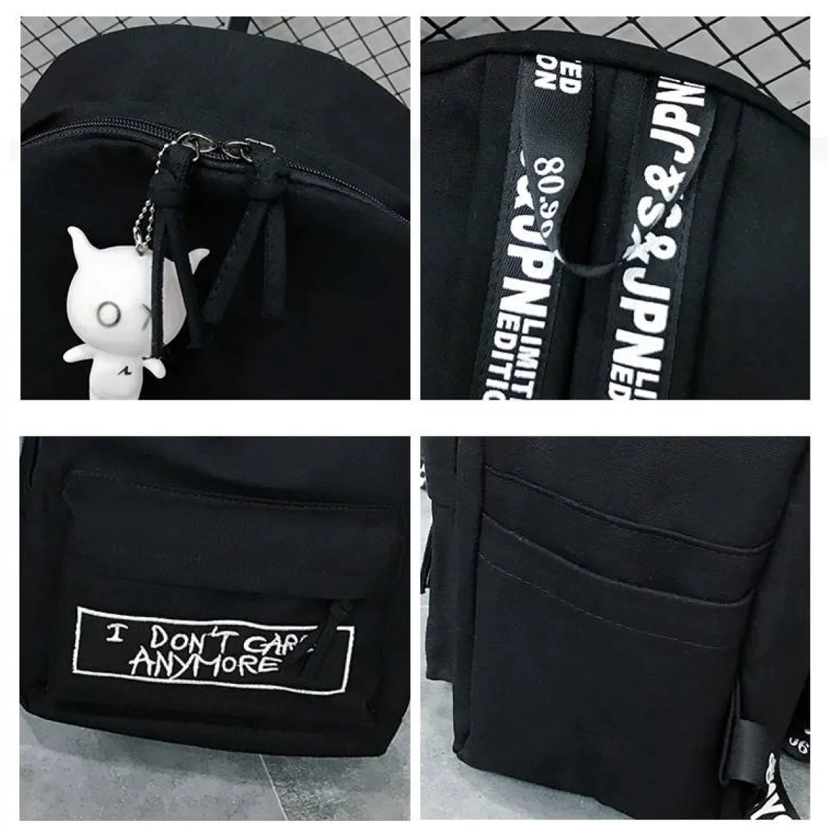 Harajuku Backpack - I Don't Care
