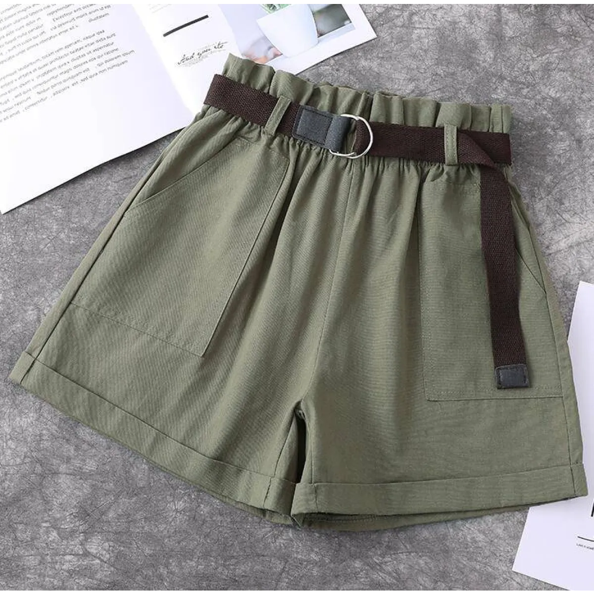 Harajuku Belted Shorts