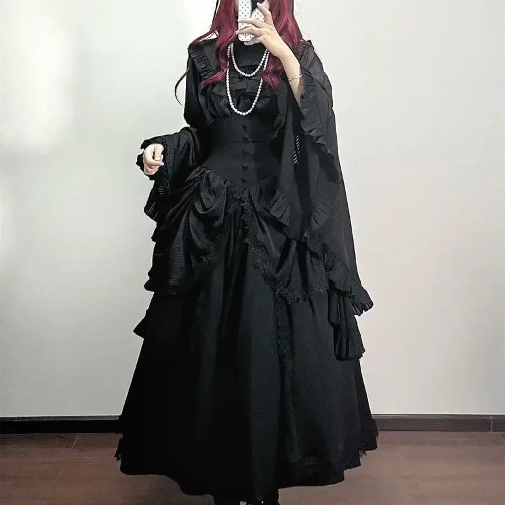Harajuku Lolita Ruffle Sleeve Top