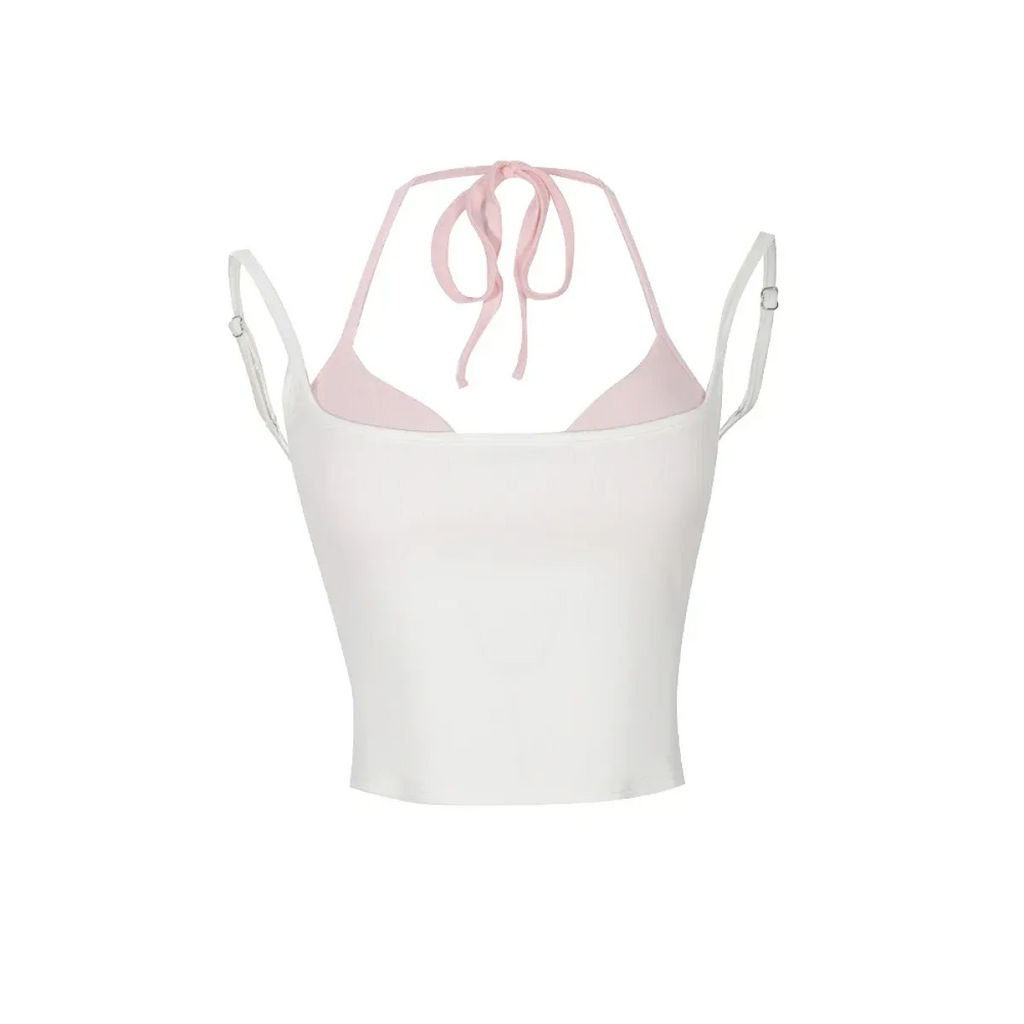 Halter Crop Top Set – Harajuku Y2K Kawaii Cami