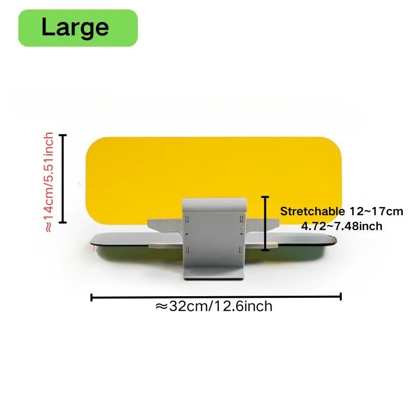 HD Anti-Glare Car Sun Visor | Day & Night Driving Glasses with UV Protection