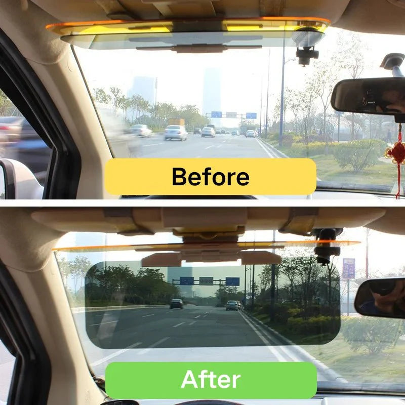 HD Anti-Glare Car Sun Visor | Day & Night Driving Glasses with UV Protection