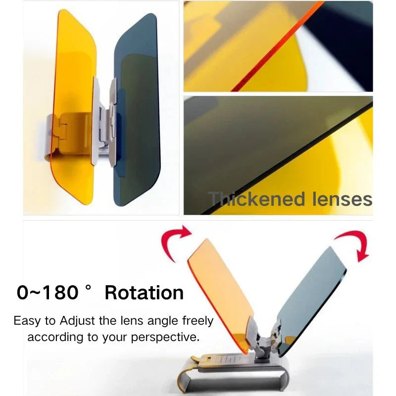 HD Anti-Glare Car Sun Visor | Day & Night Driving Glasses with UV Protection