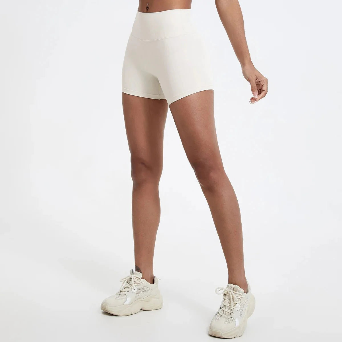 High Waist Compression Shorts – Butt-Lifting Yoga and Fitness Leggings