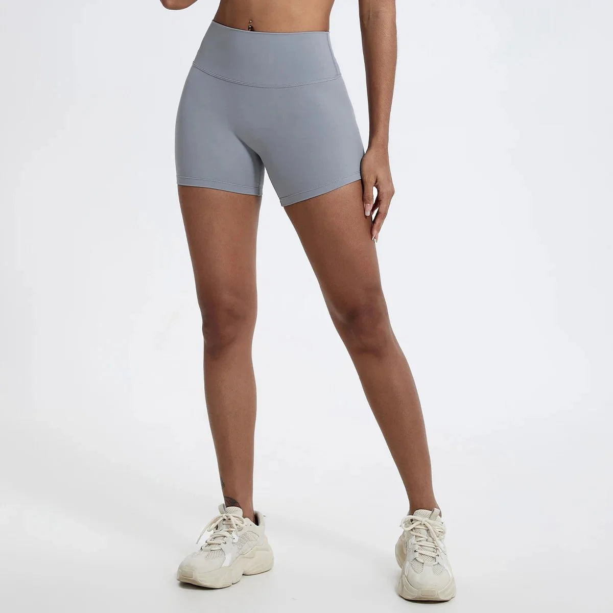 High Waist Compression Shorts – Butt-Lifting Yoga and Fitness Leggings