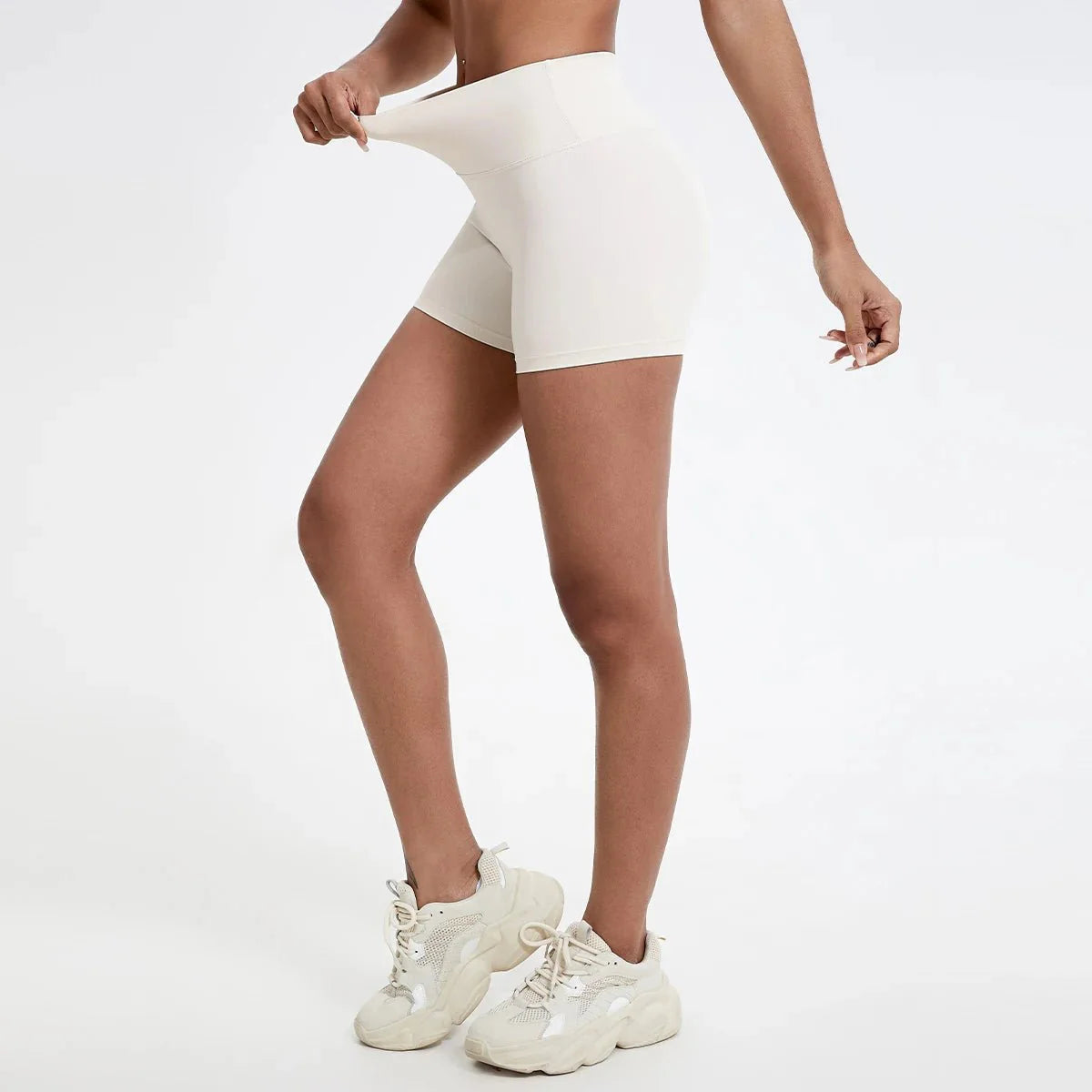 High Waist Compression Shorts – Butt-Lifting Yoga and Fitness Leggings