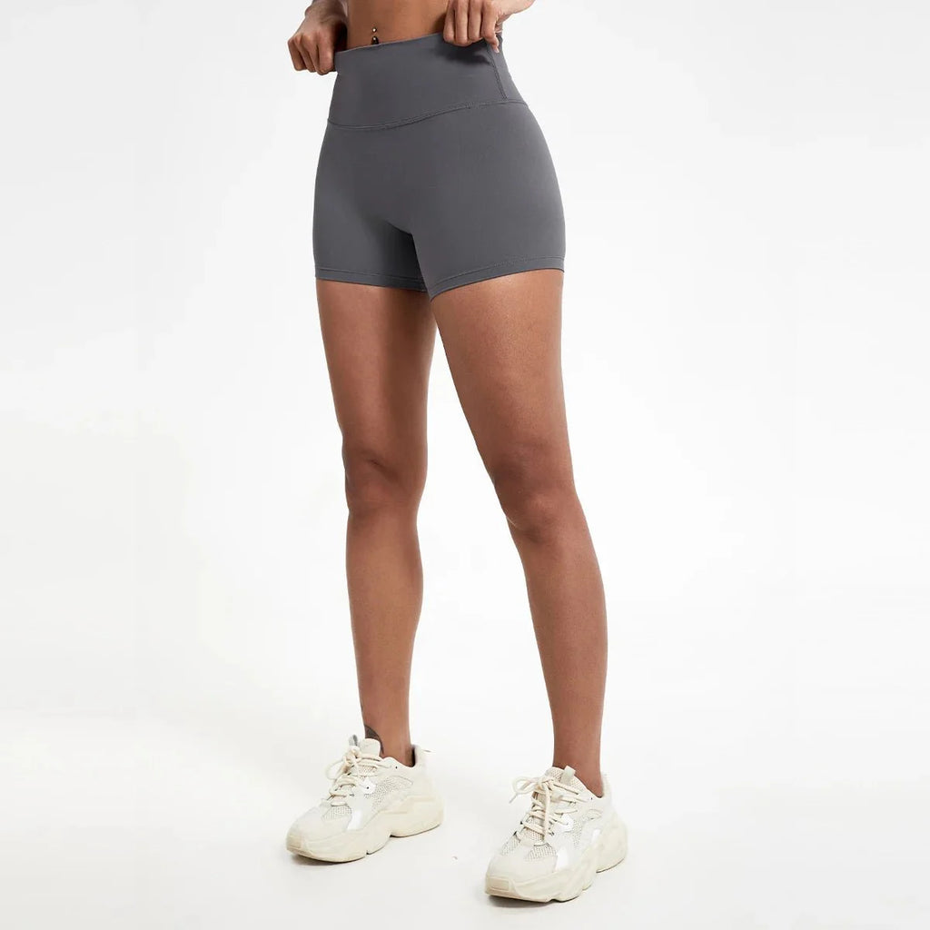 High Waist Compression Shorts – Butt-Lifting Yoga and Fitness Leggings