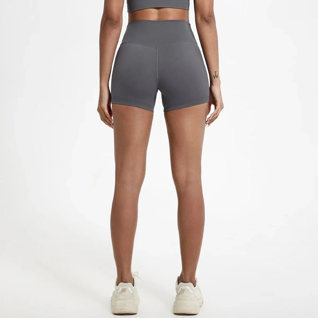 High Waist Compression Shorts – Butt-Lifting Yoga and Fitness Leggings