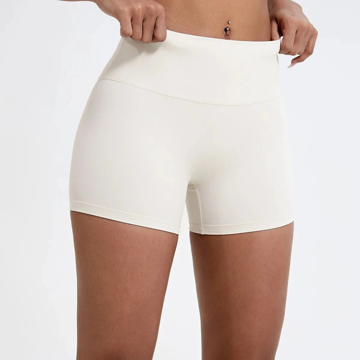 High Waist Compression Shorts – Butt-Lifting Yoga and Fitness Leggings