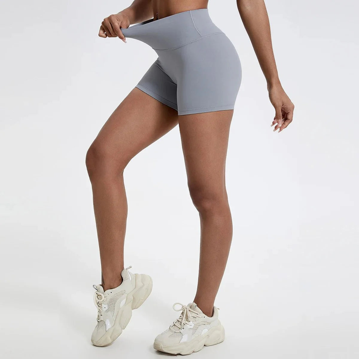 High Waist Compression Shorts – Butt-Lifting Yoga and Fitness Leggings