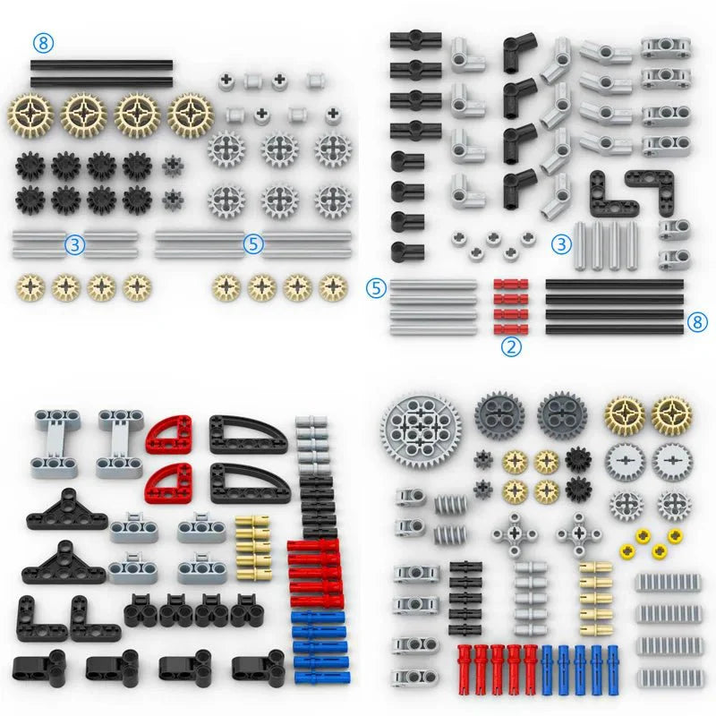 High-Tech Building Blocks Set – Compatible Technic Parts