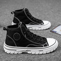 High top canvas shoes Korean style trendy sports and leisure shoes fashionable trendy shoes student board shoes