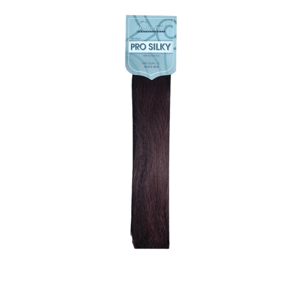 Hollywood 100% Human Hair  Pro Silky Weavings 12''