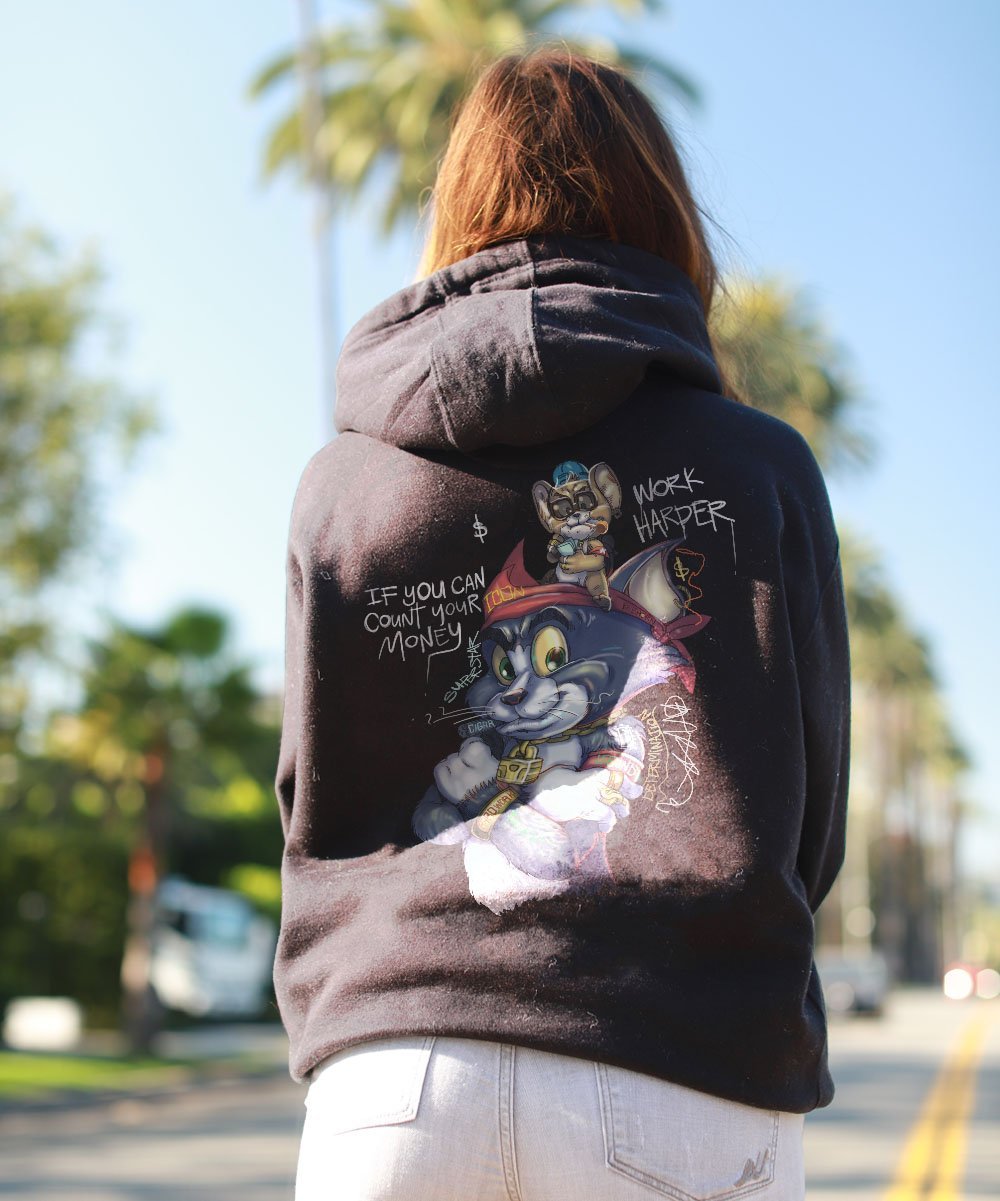 If You Can Count Your Money, Work Harder Unisex Premium Hoodie