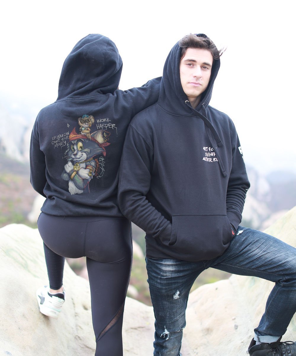 If You Can Count Your Money, Work Harder Unisex Premium Hoodie