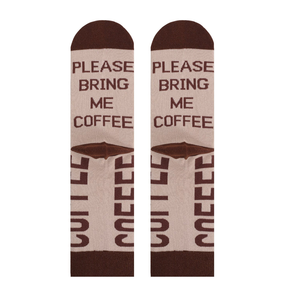 IF YOU CAN READ THIS Socks European And American Mid Tube Socks Letter Casual Winter Socks