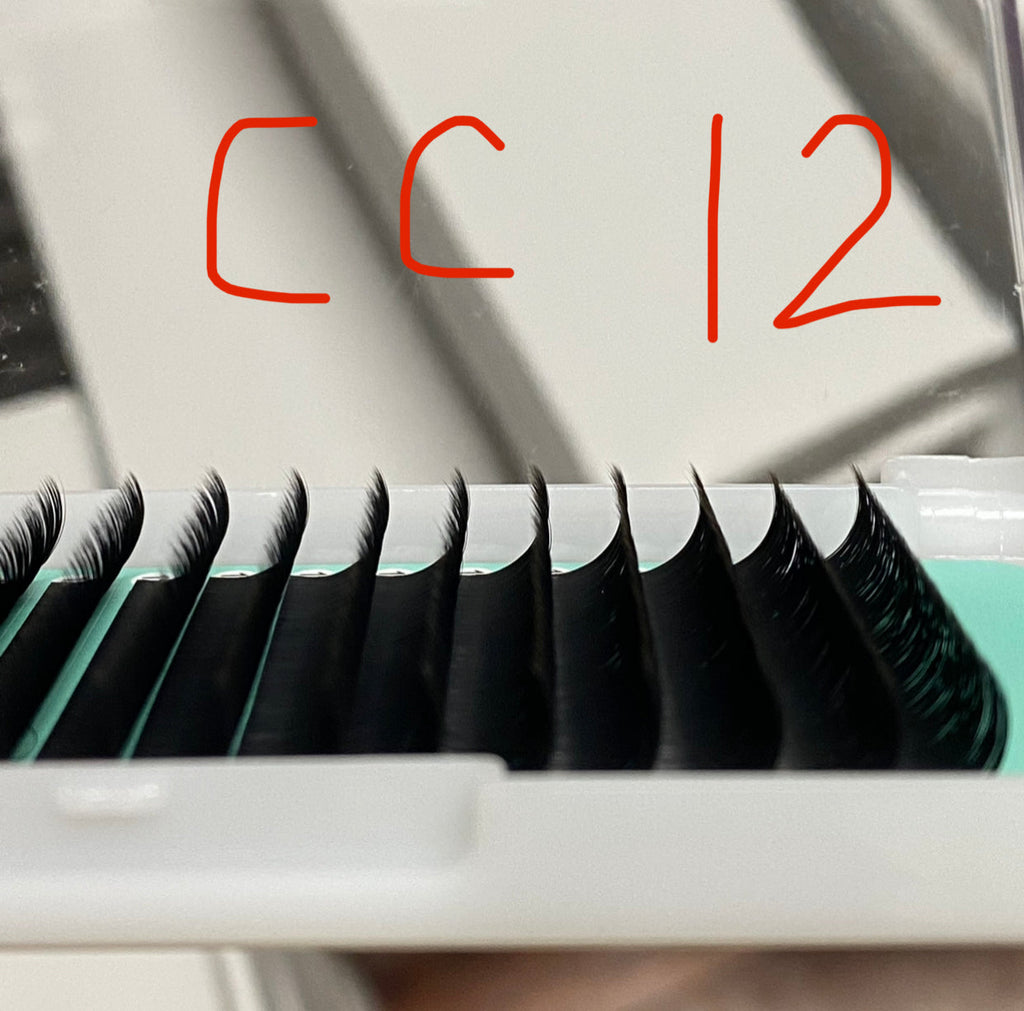 Cashmere PRO Extra Matte Deep Black Lashes 0.05mm【16-lines No-logo】【Best Quality Ever】