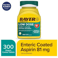LDR Aspirin Regimen – Low Dose 81 mg (36 Enteric Coated Tablets)