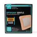 Optifoam® Gentle DS Silicone Foam Dressing – 4" x 4" (10 Count)