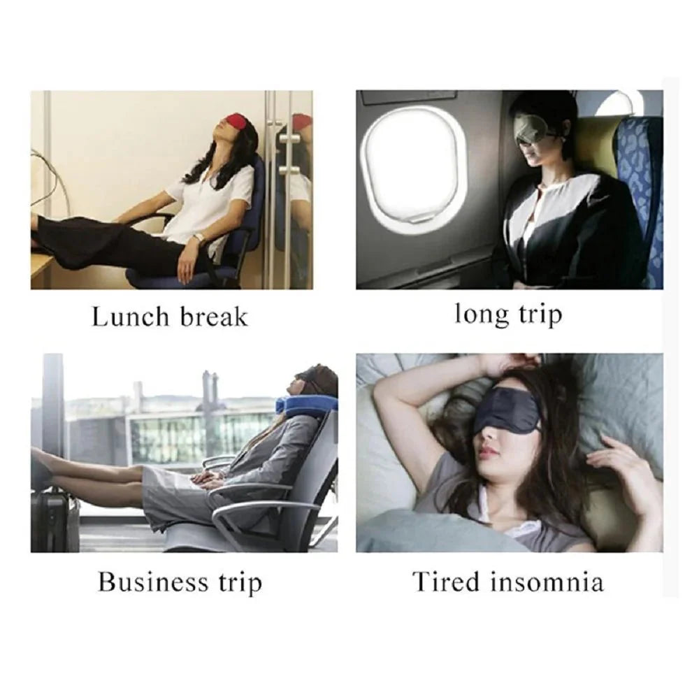 Silk-Like Sleep Eye Mask | Soft Light Blocking Eyepiece