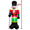 8FT Inflatable Nutcracker Soldier Christmas Decoration AA2025-4-808