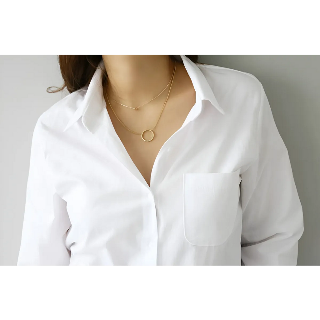 White Summer Blouse
