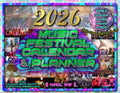 Music Festivals 2026 Calendar & Planner with Digital iCal Sync