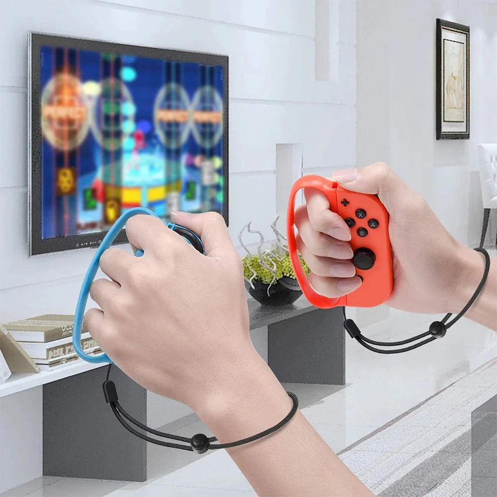Joy-Con Boxing Hand Grips | Controller Holder with Wrist Straps for Nintendo Switch