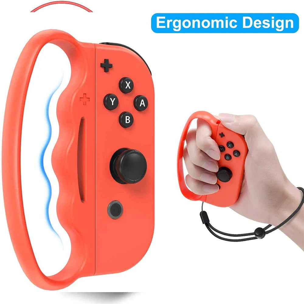 Joy-Con Boxing Hand Grips | Controller Holder with Wrist Straps for Nintendo Switch