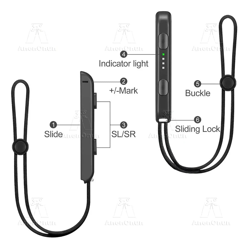 Joy-Con Wrist Strap | Adjustable Gaming Lanyard for Nintendo Switch