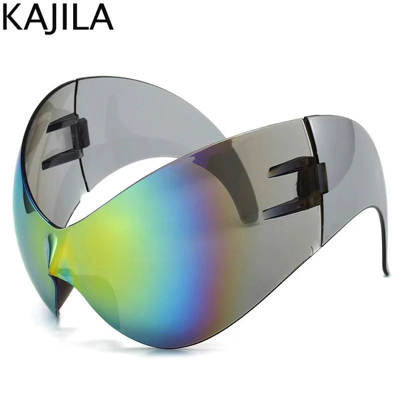 Oversized Sport Sunglasses – UV protection Windproof Steampunk