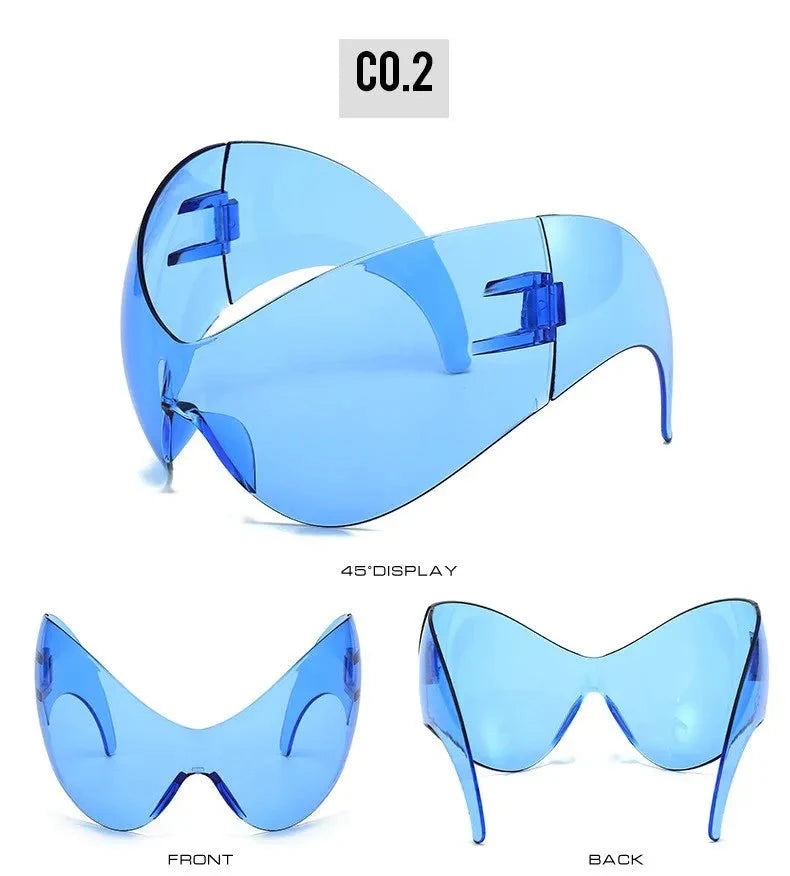 Oversized Sport Sunglasses – UV protection Windproof Steampunk