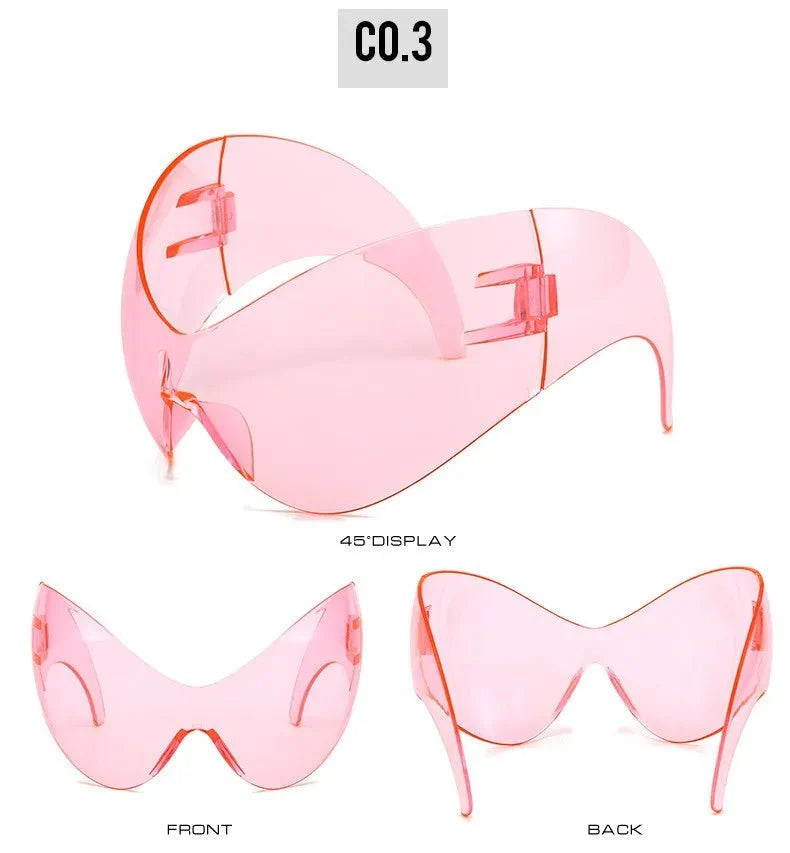 Oversized Sport Sunglasses – UV protection Windproof Steampunk