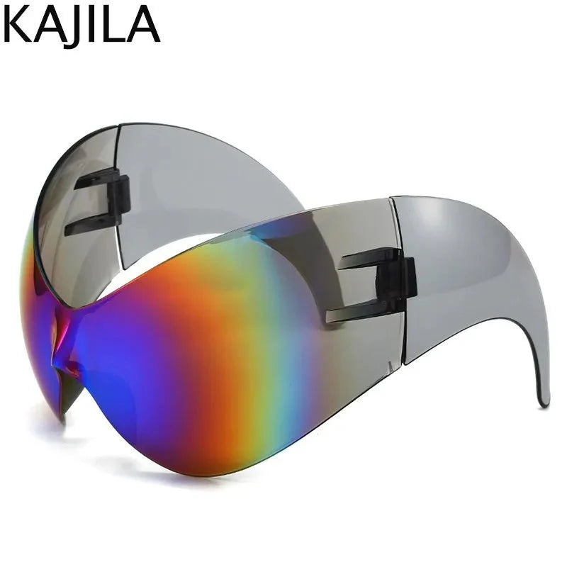 Oversized Sport Sunglasses – UV protection Windproof Steampunk