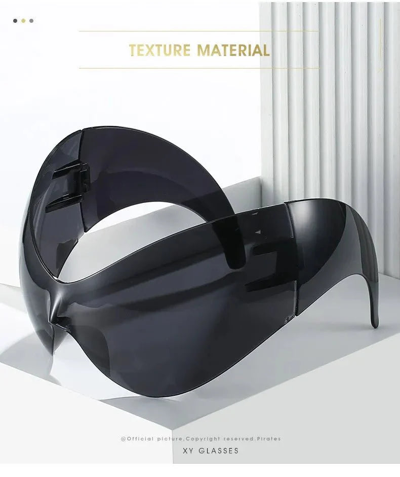 Oversized Sport Sunglasses – UV protection Windproof Steampunk