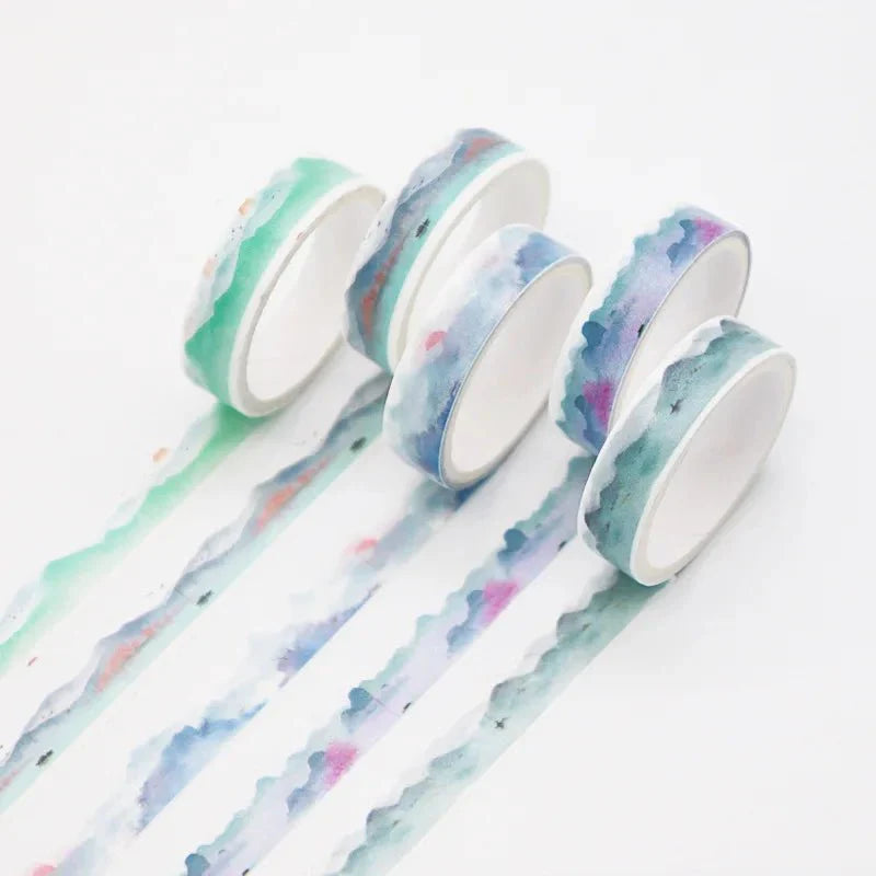 Kawaii Washi Tape Set | 5 Rolls for Scrapbooking and Journaling