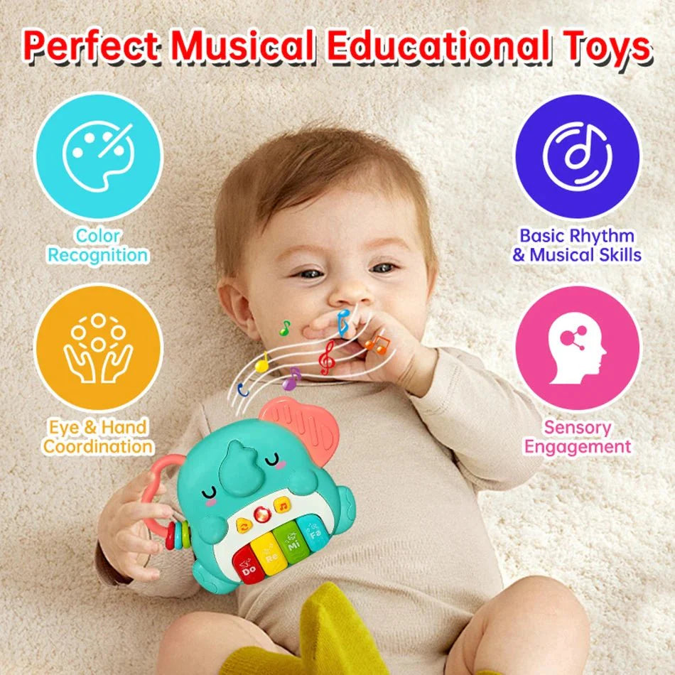 Kids Cartoon Piano Keyboard Toy – Educational Instrument