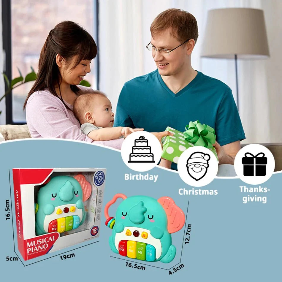 Kids Cartoon Piano Keyboard Toy – Educational Instrument